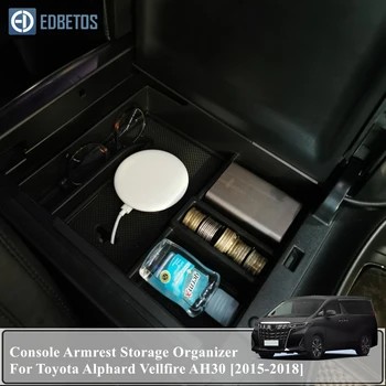 

Alphard Armrest Storage Box For Toyota Alphard Vellfire AH30 Central Console Organzier Stowing Tidying 2015 2016 2017 2018