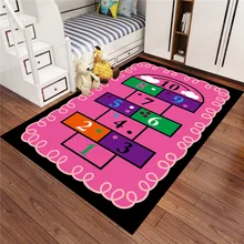 Детская комната мягкий ковер гостиная Диванный кофейный столик ковер детский коврик для игр спальня прямоугольные ковры мультфильм игровой ковер