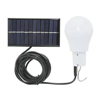 

S-1200D Black Line Outdoor Solar Camping Tent Lighting Bulb Portable Charging Lamp LED Home Use Emergency Lighting Night Light