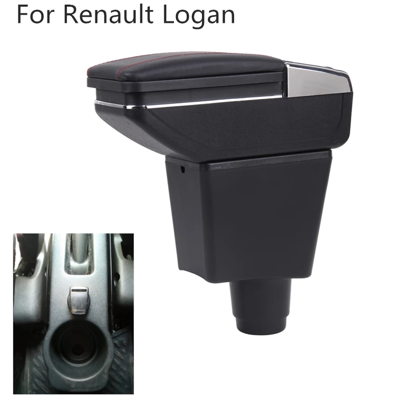 

For Renault Logan 2 Armrest Box Logan 2 Universal Car Central Armrest Storage Box modification accessories