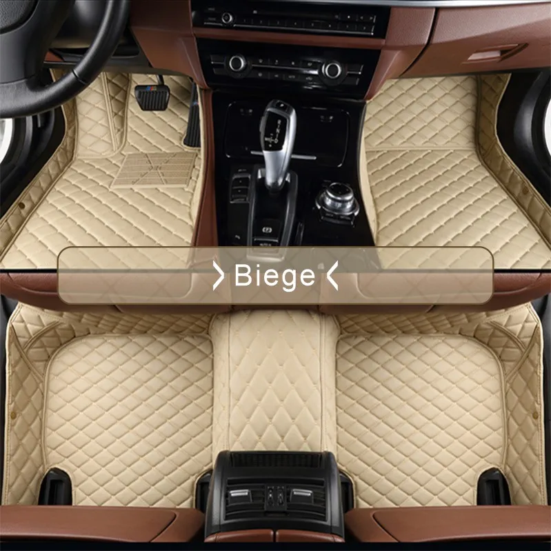 Cadillac CT4 CT5 CT6 XT4 XT5 XT6 ats-l XTS ESCALADE пользовательские автомобильные коврики - Название цвета: beige