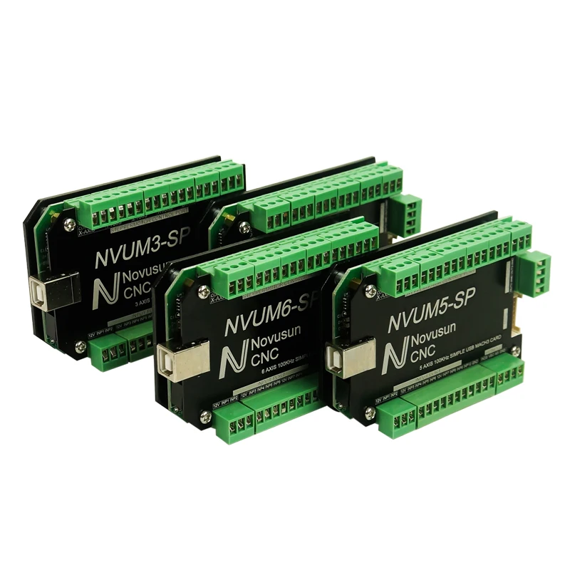 NVUM 3 4 5 6 Axis Mach3 USB карта фрезерный станок с ЧПУ 4Axis управления движением Breakout плата