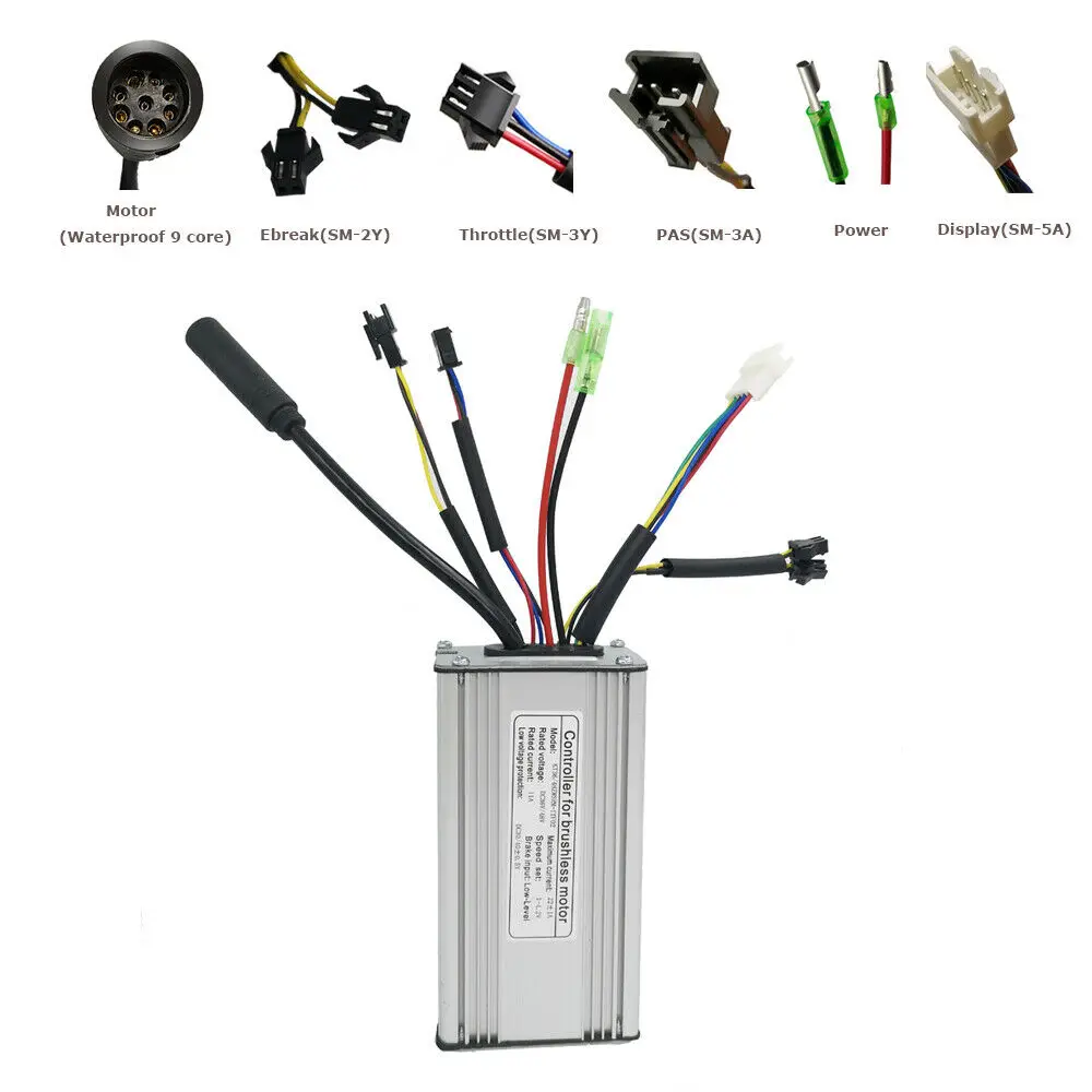 48V36V22ABicycleElectricControllerfor10001500WBrushlessMotor