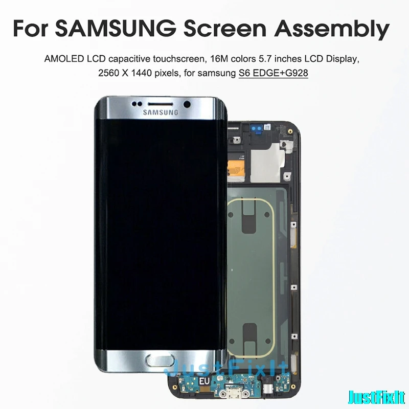 ЖК-дисплей для SAMSUNG GALAXY S6 edge plus G928 G928A, сменный сенсорный экран