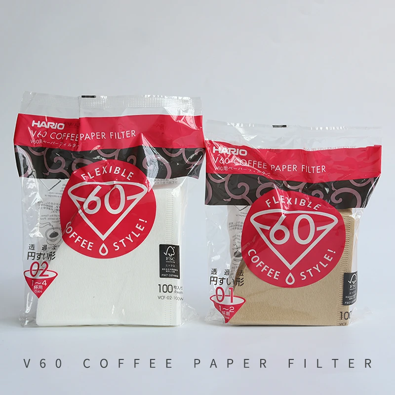 Японский импорт Hario V60 фильтр для кофе 01 02 Количество кофе натуральные бумажные фильтры для 4 стаканчиков для бариста VCF-01-100 капельная бумага Японский импорт Hario V60 фильтр для кофе 01 02 Количество кофе натуральные бумажные фильтры для 4 стаканчиков для бариста VCF-01-100 капельная бумага