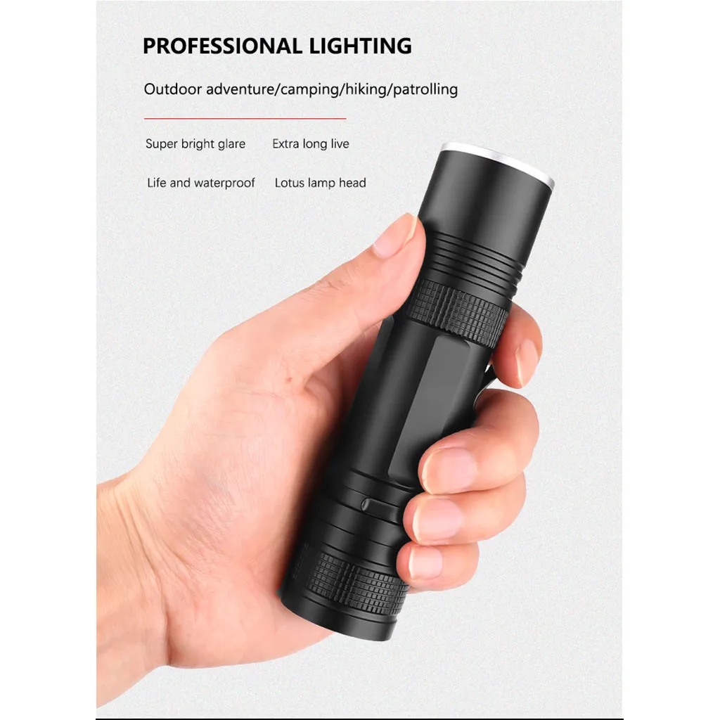 Яркая лампа XHP50 фонарик светодиодный фонарик USB использование 18650 или 26650 батарея наружный походный фонарь мини фонарик масштабируемый светодиодный фонарь