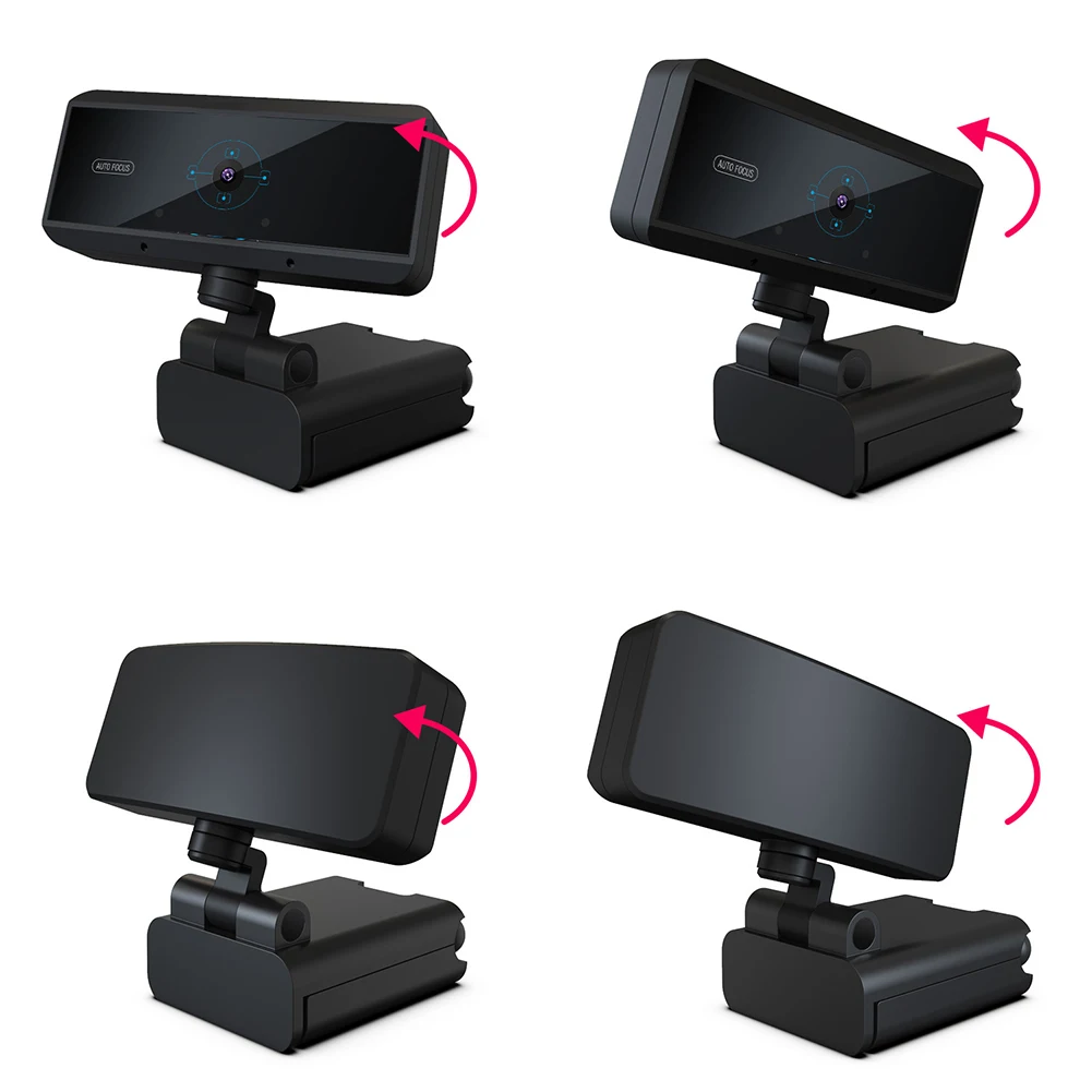Настольный ПК 5 миллионов пикселей CMOS USB с микрофоном веб-камера клип на Full HD 1080P вращающийся ноутбуки с автоматической фокусировкой видео звонки