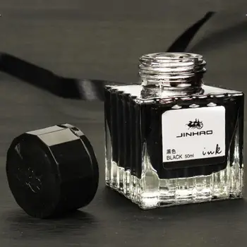 

30/50ml black red blue Glass Bottle Ink Non-carbon Color Portable Fountain Pen Ink School Office Stationery Supplies