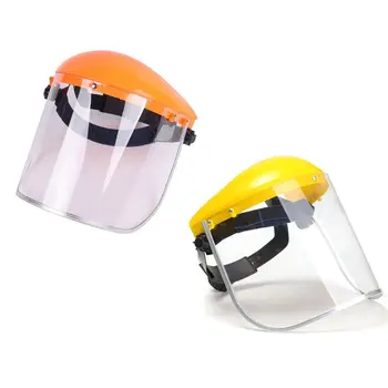 

Anti-Saliva Dustproof MaskTransparent PVC Safety Faces Shields Screen Spare Visors Head Face Respiratory tract Protectio