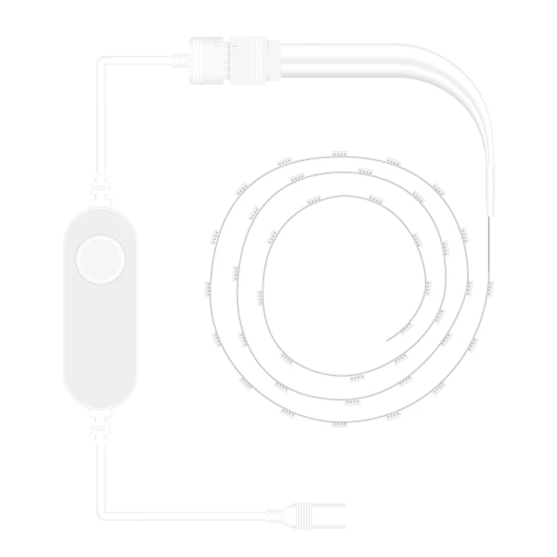 Light strip control RGBW смарт Wifi световая полоса датчик света Умный поворотник управление Лер кровать свет гибкие светодиодные полосы лампа для Alexa Google дома - Комплект: Light strip control