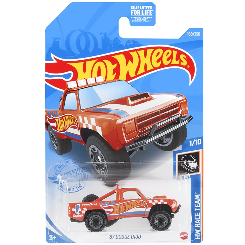 2018 HOT WHEELS ´87 DODGE D100     WHITE       SHORT CARD 1/64 APROX *NEW* 