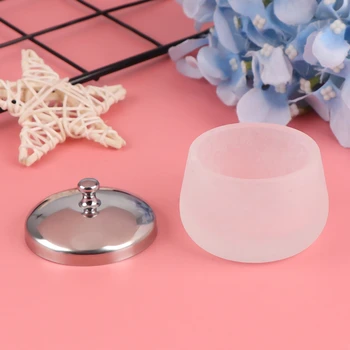

1pcs Matte Crystal Bowl Cup Dappen Dish Arcylic Powder Holder Container Nail Art Manicure Salon Tools