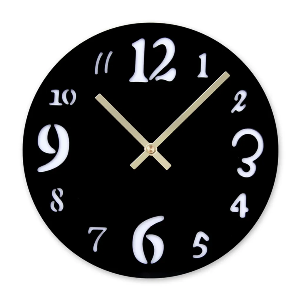 

2019 Clock Watch Wall Clocks Horloge Diy Acrylic Home Decoration Living Room Quartz Needle Wall Clocks Decor