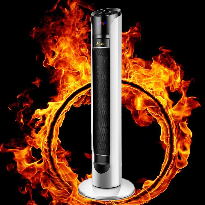Electric Heater Remote Control Home Heater Tower Fan Heater Lcd Display