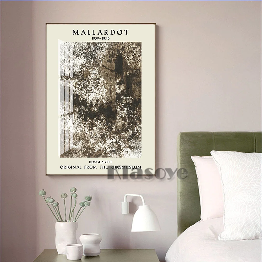 

Mallardot Famous Classic Poster Retro Art Canvas Painting Exhibition Museum Prints Wall Stickers Picture Modern Home Room Decor