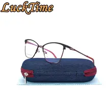 LuckTime модные женские очки из сплава с оправой Ретро женские очки для близорукости оправы для очков по рецепту#7501