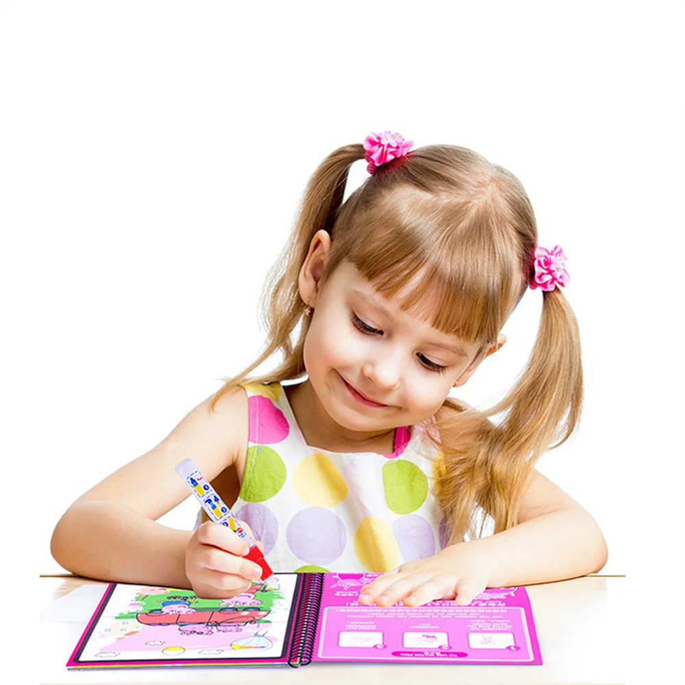 5 видов Волшебная водная рисовальная книга для письма, книга-раскраска для детей, коврик для рисования, развивающая игрушка для детей