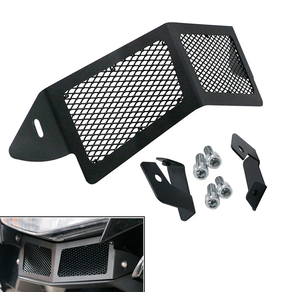 

For BMW K1600GT K1600GTL K1600 GT K1600B Motorcycle Oil Cooler Protection Grille Front Fairing Vent Radiator Guard Grill Cover