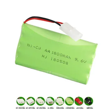 

9.6v 1800mah NICD Battery For Remote controlled electric toys tool boats Tank Guns car NI-CD AA 9.6v Rechargeable Battery