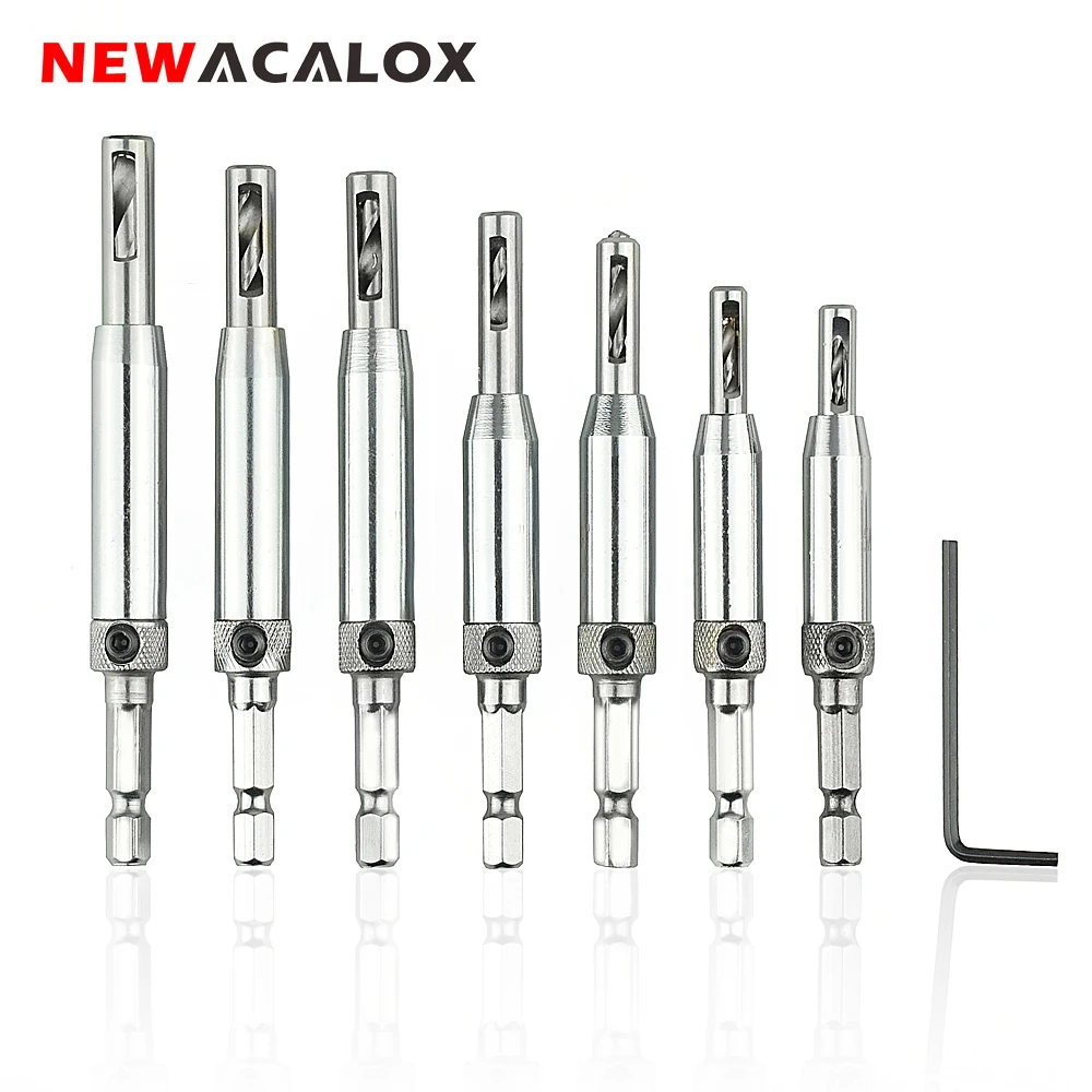 NEWACALOX HSS Открыватель для петель дырокол плотника расширитель шестиугольные
