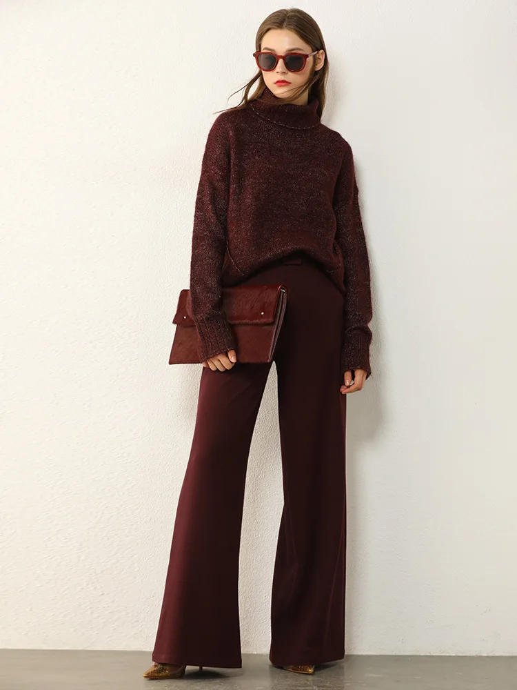 Amii Minimalism Autumn Winter Causal Women's