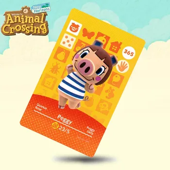

365 Peggy Animal Crossing Card Amiibo Cards Work for Switch NS 3DS Games