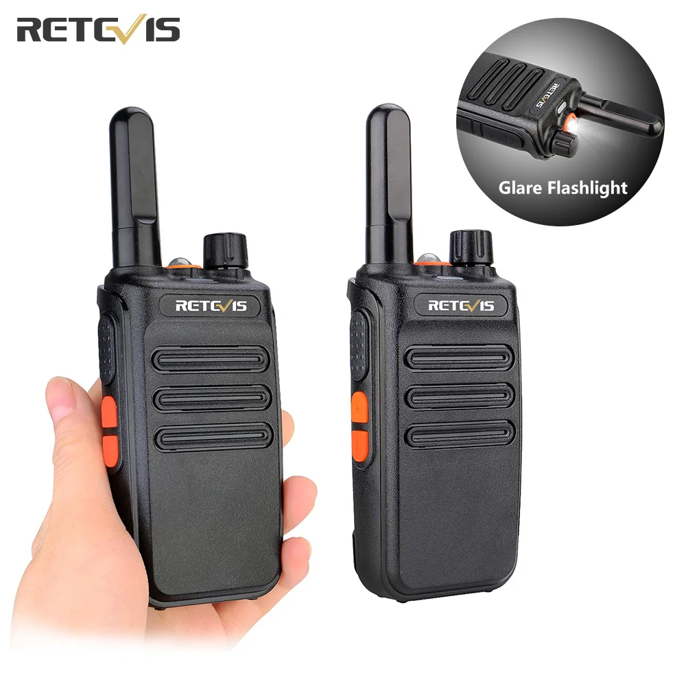 Retevis Rb635 Walkie-Talkie Pmr446/Frs Radio Bidirezionale 2 Pezzi Caricatore Usb Business Walkie-Talkie Per Fabbrica Di Caccia