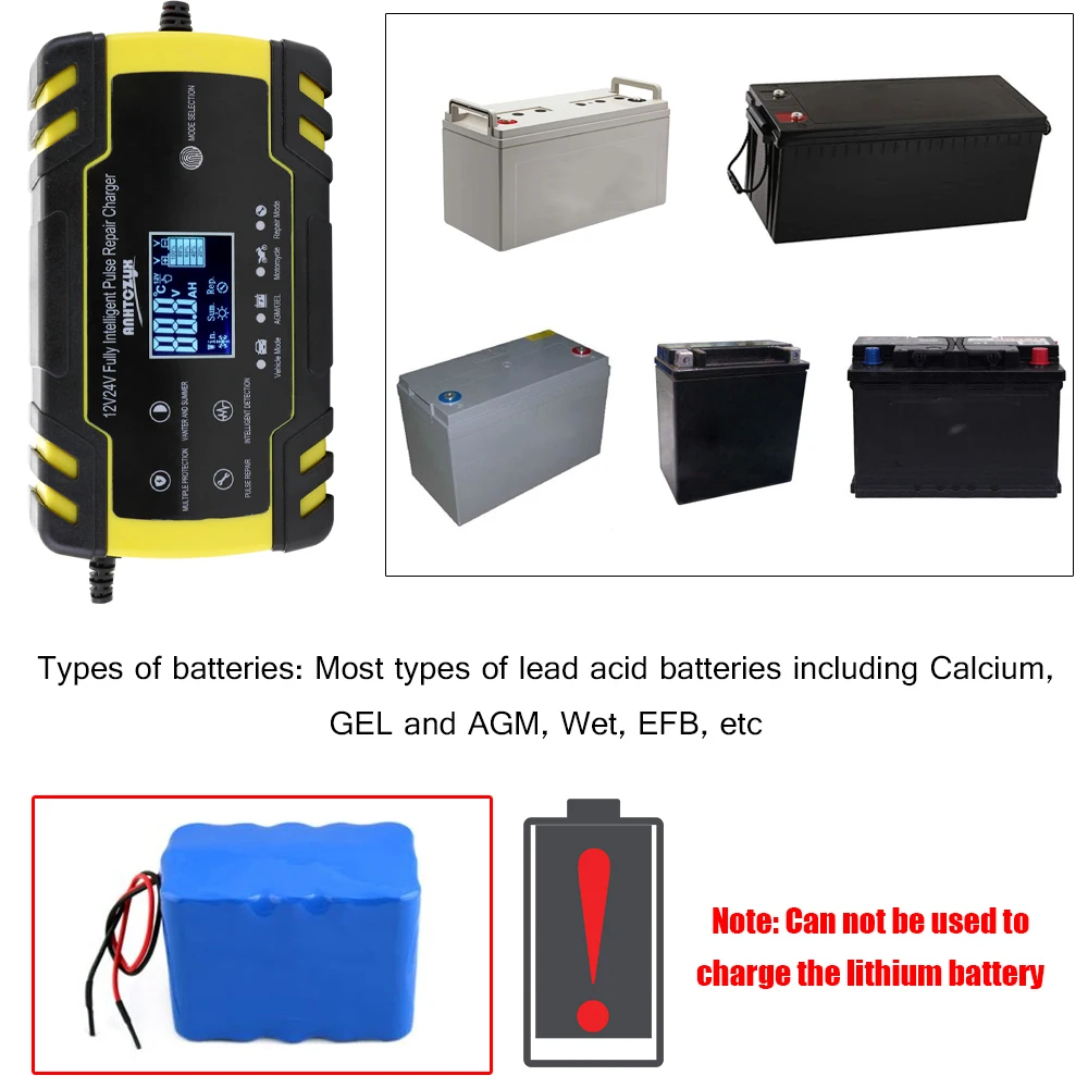 

Hot Mini Size Portable 12V/24V Car Cell Charger Adapter Digital Power Motorcycle Auto Cell Charger with Overcharge Protection