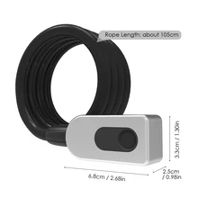 GQ10F отпечатков пальцев замок для велосипеда в общей сложности 20 блоков отпечатков пальцев разблокировка USB Перезаряжаемые Смарт ключа RFID отпечатков пальцев замок Водонепроницаемый замок с защитой от краж