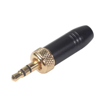 

2pcs/set 3.5mm Plugs Metal Connector With M6 Internal Thread For Lavalier Wireless Microphone
