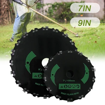 

20 Teeth 9 Inch Duty Brushcutter Blade Lawn Mower Trimmer Head Cutter Blade Trimmer Head Garden Grass Machine for Lawn Mower