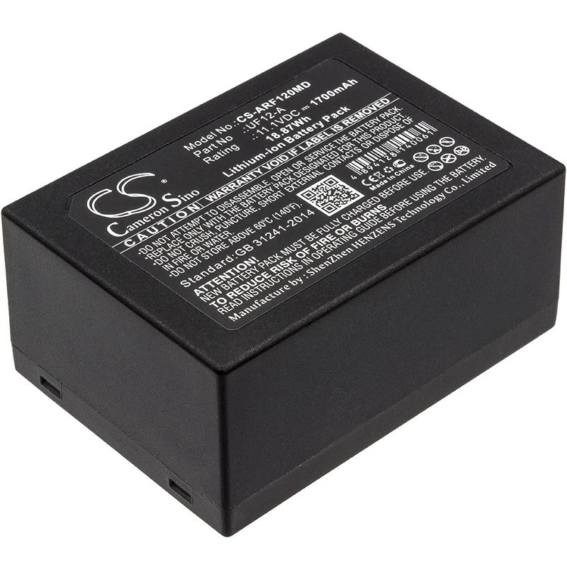 

UPGRADE Cameron Sino Battery For Ahram Biosystems UF12-A
