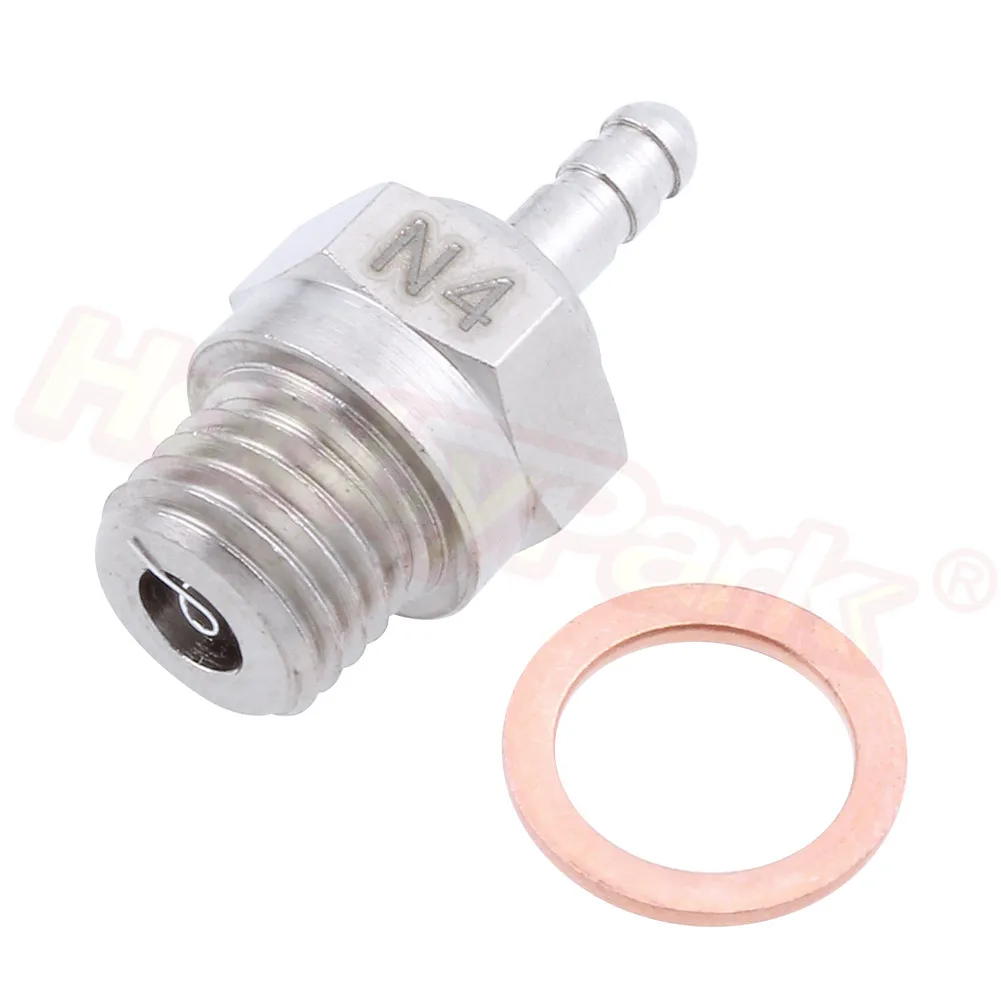 6 шт./лот Nitro светящаяся вилка N3 N4 Hot Spark 3 #4 # Замена ОС 8 для RC автомобиля 1/8 1/10 Багги