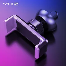 YKZ Автомобильный держатель для iPhone, держатель на вентиляционное отверстие, автомобильный держатель, подставка для мобильного телефона, смартфон, поддержка для samsung huawei