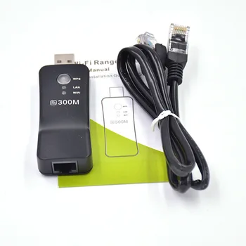 

300Mbps Universal Wireless TV Wifi Adapter Network Card RJ-45 Wi-fi WPS Repeater AP Mode for Samsung LG Sony TV