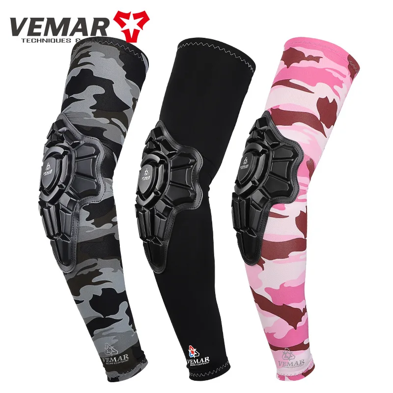 

Vemar Hand Sleeve Motorcycle Elbow Guard Breathable Anti-fall Reflective Sunscreen Ice Sleeves Motorbike Elbow Protective Pads