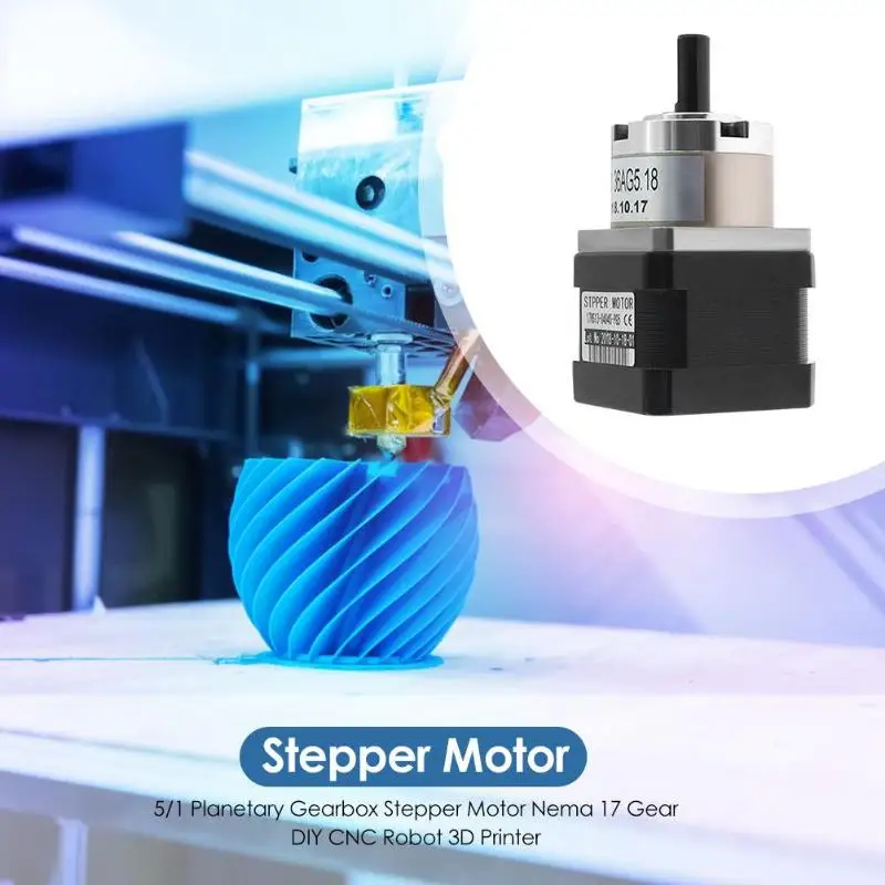 

Practical Planetary Gearbox Stepper Motor Electrical Equipment for Engraving Milling Machine 3D Printer 17HS13 0404S PG5