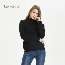 Новинка 2019, Осенний женский новый свитер, большой плюс размер, Женский Повседневный однотонный Модный черный серый свитер