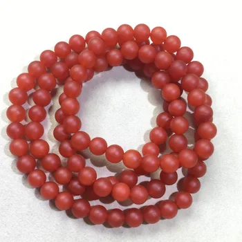 

Roasted color southern red agate multi-circle bracelet