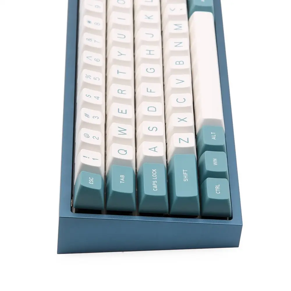  134 Key Cherry Switch Keycaps Green White Color SA Profile ABS Keycaps Set For Anne Pro 2 Mechanica