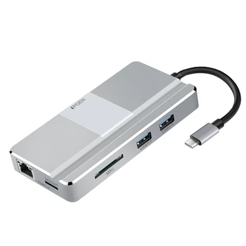 

Yc217 New Type-C Hub Docking Station 7 Port Typec Expansion Hdmi Low Temperature Mac book Accessories Usb