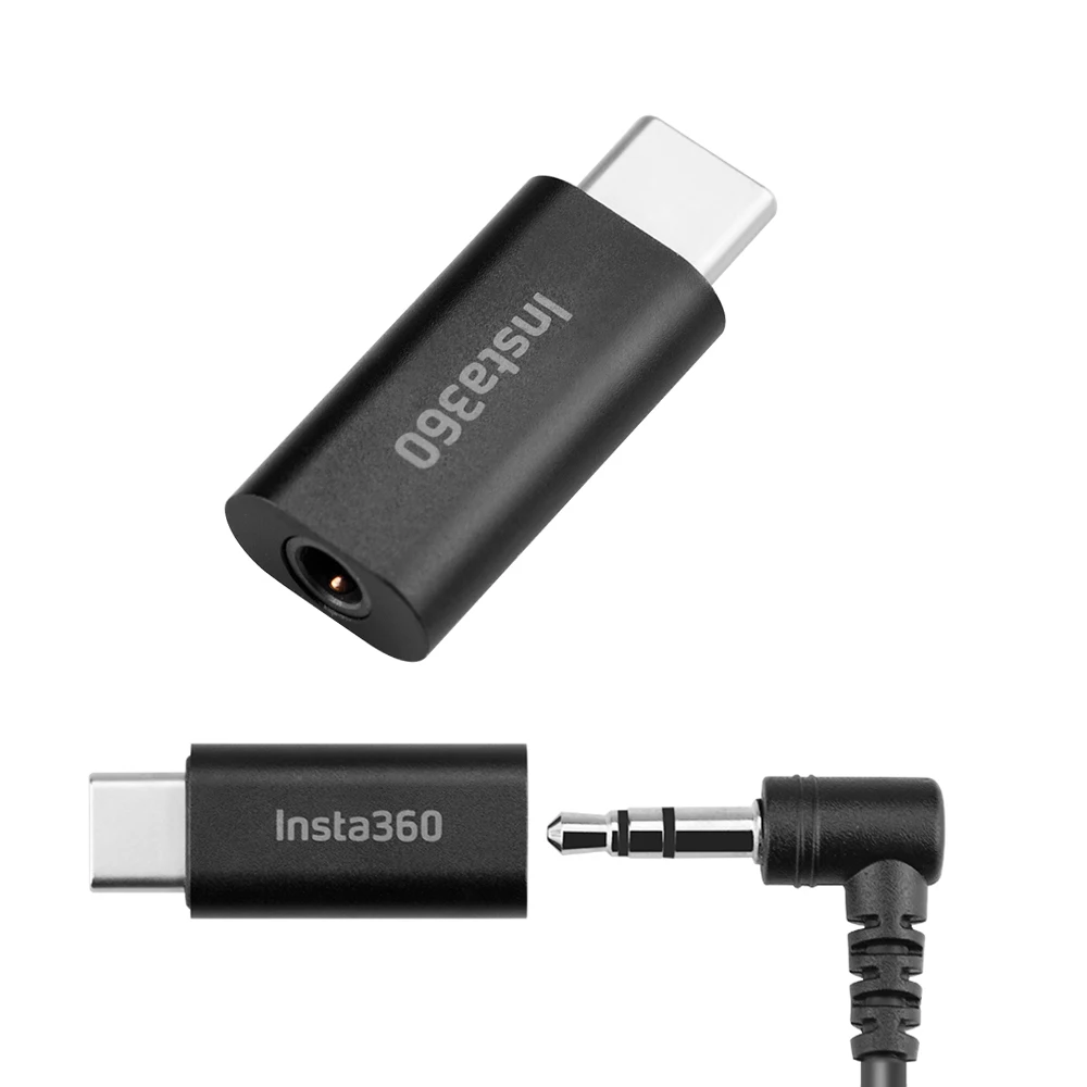 Металлический адаптер для микрофона Insta360 One R 100% дюйма|Аксессуары видеокамер 360°| |
