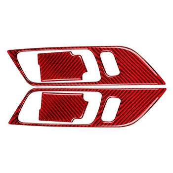 

Interior Mouldings for Ford Mustang Carbon Fiber Inner Handles Door Bowl Decorative for Ford Mustang 15-17 Car Sticker