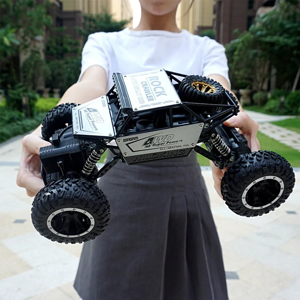 1/16 ratio-2.4Ghz пульт дистанционного управления высокоскоростной автомобиль беспроводной RC альпинистский автомобиль перезаряжаемый четырехколесный автомобиль из сплава внедорожник
