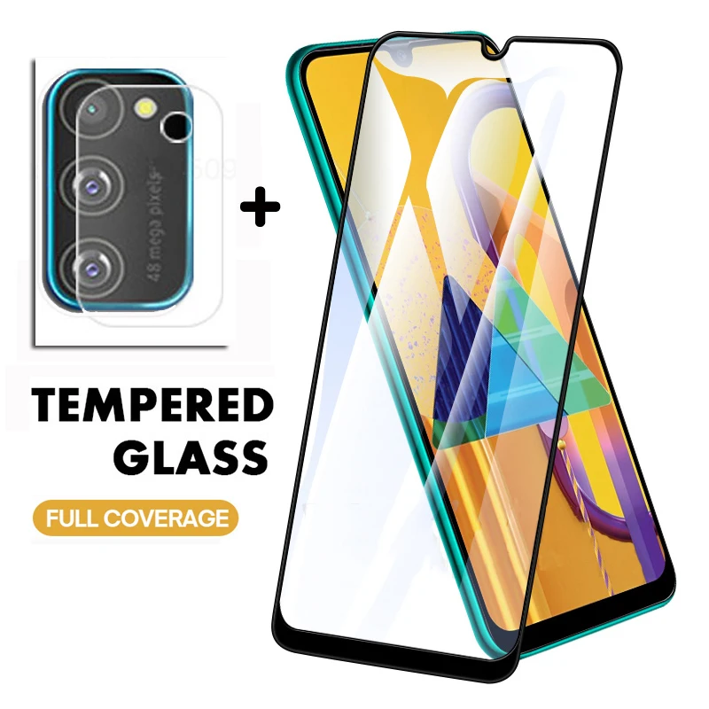 2 в 1 закаленное стекло для samsung m30s Защита объектива камеры galaxy m 30 s m307 задняя