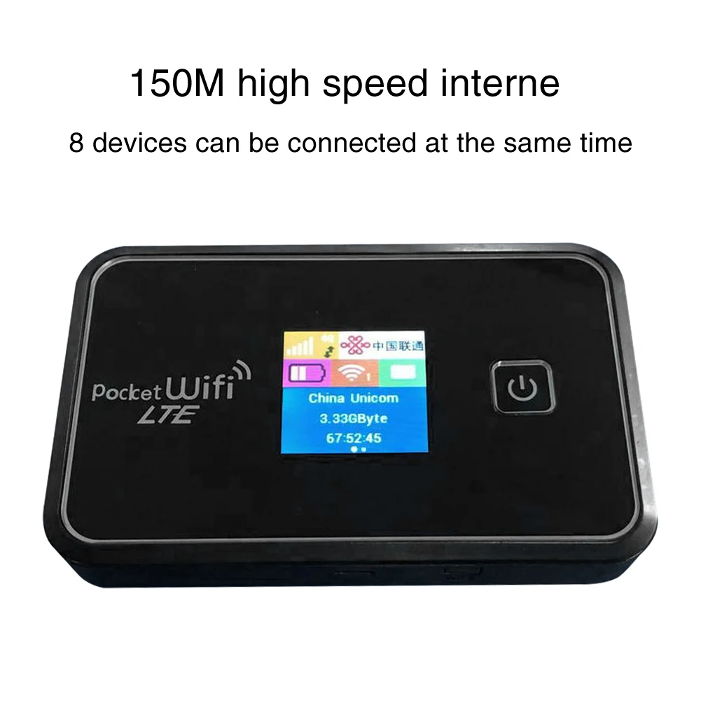 

6 In 1 Home USB Camping Mobile Router Pocket Hotspot Portable Rechargeable 4G Smartphone Office Small Car WiFi Module Travel