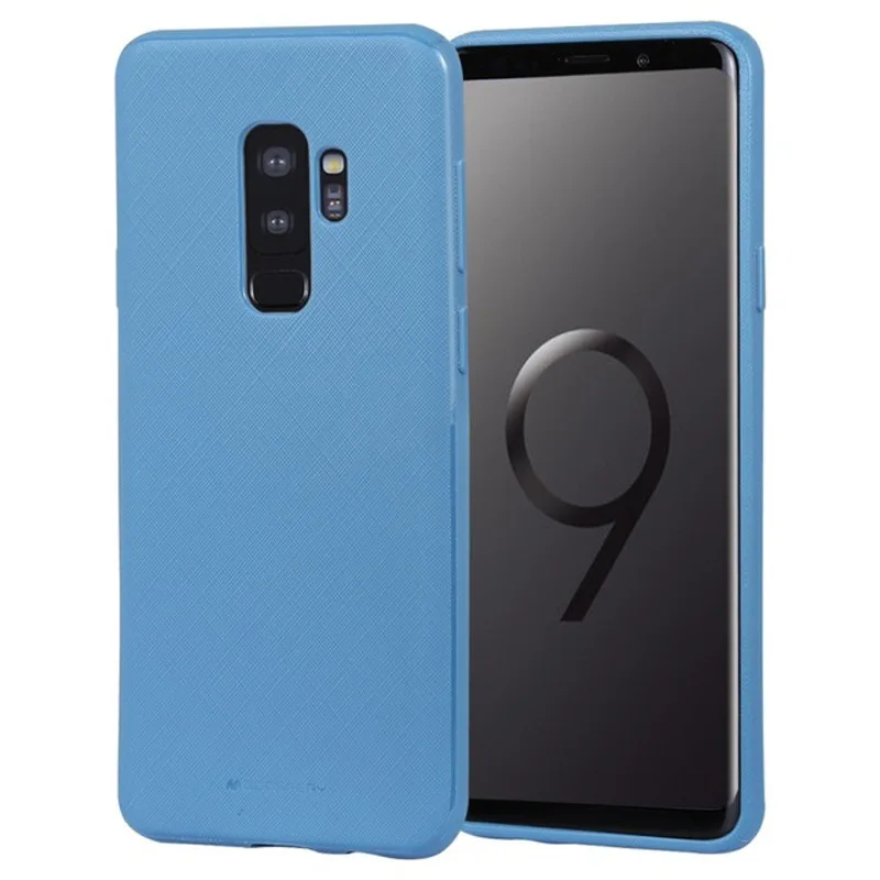Mercury Goospery Стиль люкс желе чехол текстура противоударный чехол для samsung Galaxy s9 S9 s10 Plus Note 8 9 10 plus