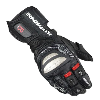 

2020 New Motorcycle Long gloves touchscreen For Komine Gloves Titanium alloy protection Moto gp Racing riding off-road Gloves