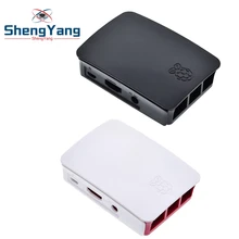 Framboesa pi 3 / 3 b + caso oficial abs caixa de cerco profissional apenas para raspberry pi 3 modelo b plugue plástico caso protetor