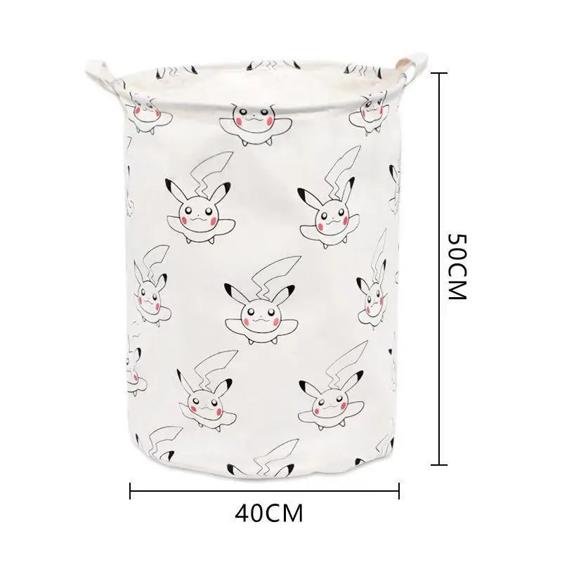 Totoro Складная парусиновая корзина для белья для книг, игрушек, одежды складные кубики корзина для хранения, большая корзина с крышкой для стирки корзина